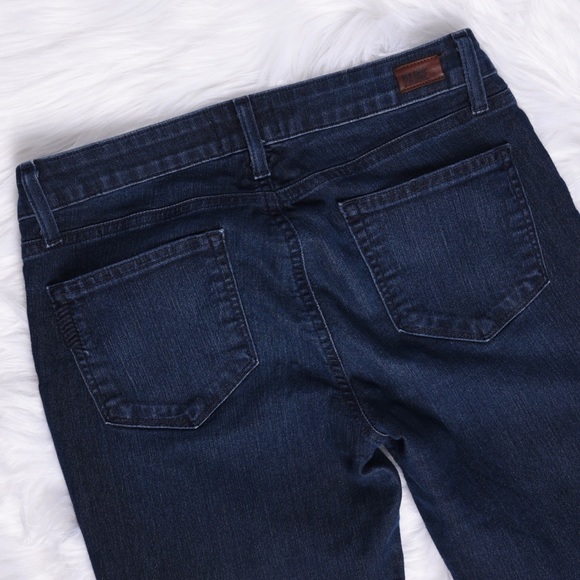 Paige Kylie Crop Skinny Ankle Denim Jeans Blue - Picture 5 of 8